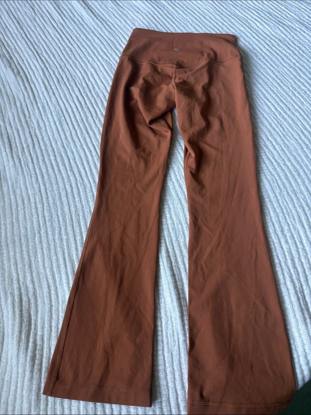lululemon *Short Inseam* Align Brown Boot-Cut Mini Flare Yoga Pants